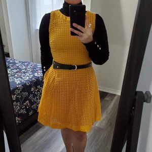 Tommy Hilfiger Mustard Yellow Dress with Pockets